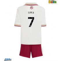 Arsenal Bukayo Saka #7 Tredjedraktsett Barn 2025-26 Kortermet (+ Korte bukser)